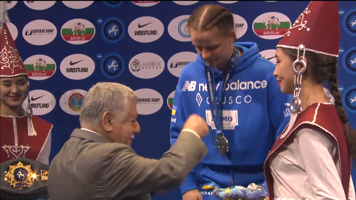 Нагородження Ірини Коляденко